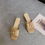 صندل پاشنه چین دار (وارداتی) کد 15209 - تصویر 3